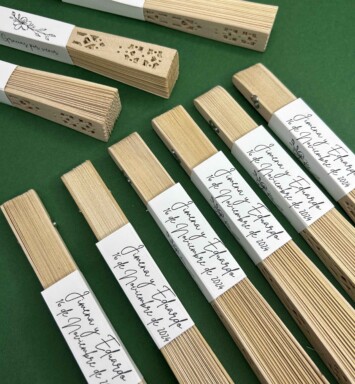 Abanicos de madera